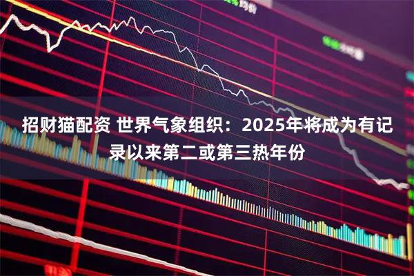 招财猫配资 世界气象组织：2025年将成为有记录以来第二或第三热年份